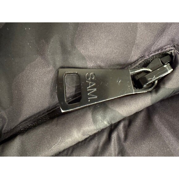 SAM. Freestyle Black Camo down puffer jacket size S - Picture 8 of 12